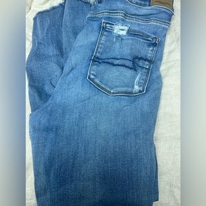 American Eagle ripped jeggings